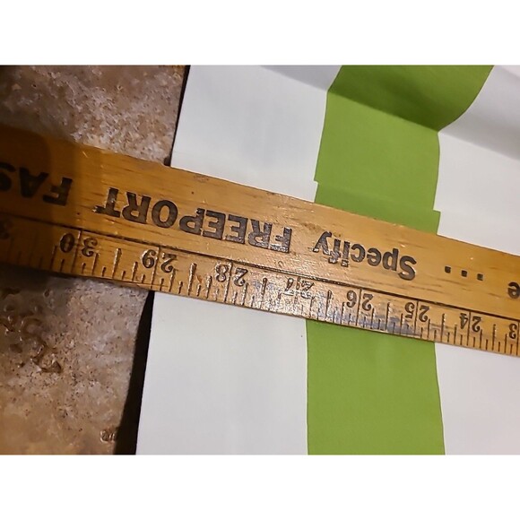 Love 21 Mini Dress Green Stripe Fit Flare... Retro, Wedding, party Size S/P - Picture 5 of 10